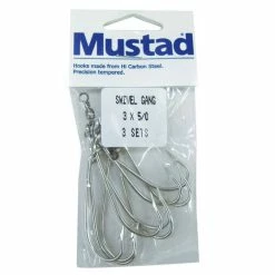 Mustad Swivel Gang Hooks