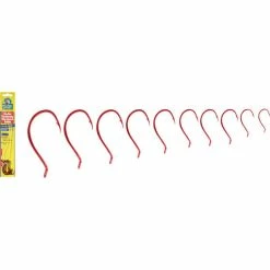 Neptune Snelled Red Anodised Beak Hook Rig