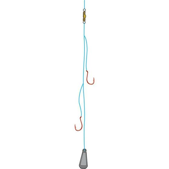 Neptune Pyramid Sinker Deluxe Whiting Rig - Image 2
