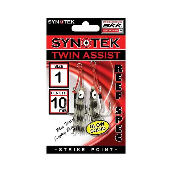 Synotek Twin Assist Hooks 1 1.0cm Black Glow